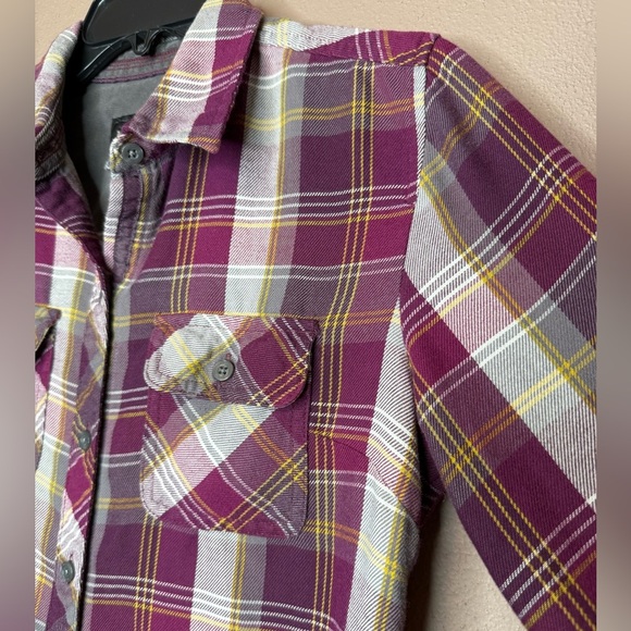 Marmot Women's Bridget Magenta Plaid Button Down Casual Western Outdoor Small - Picture 7 of 15